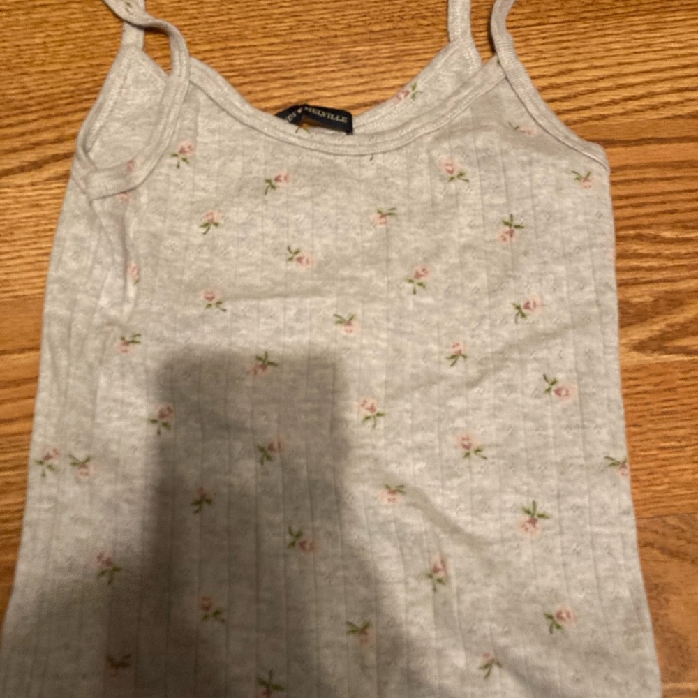 Brandy Melville Floral Tank